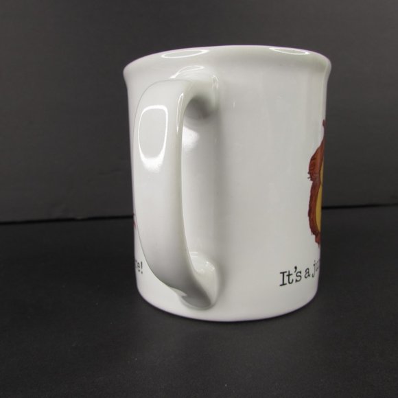 Its A Jungle Out There Orangutan Vtg Coffee Mug - Picture 5 of 10